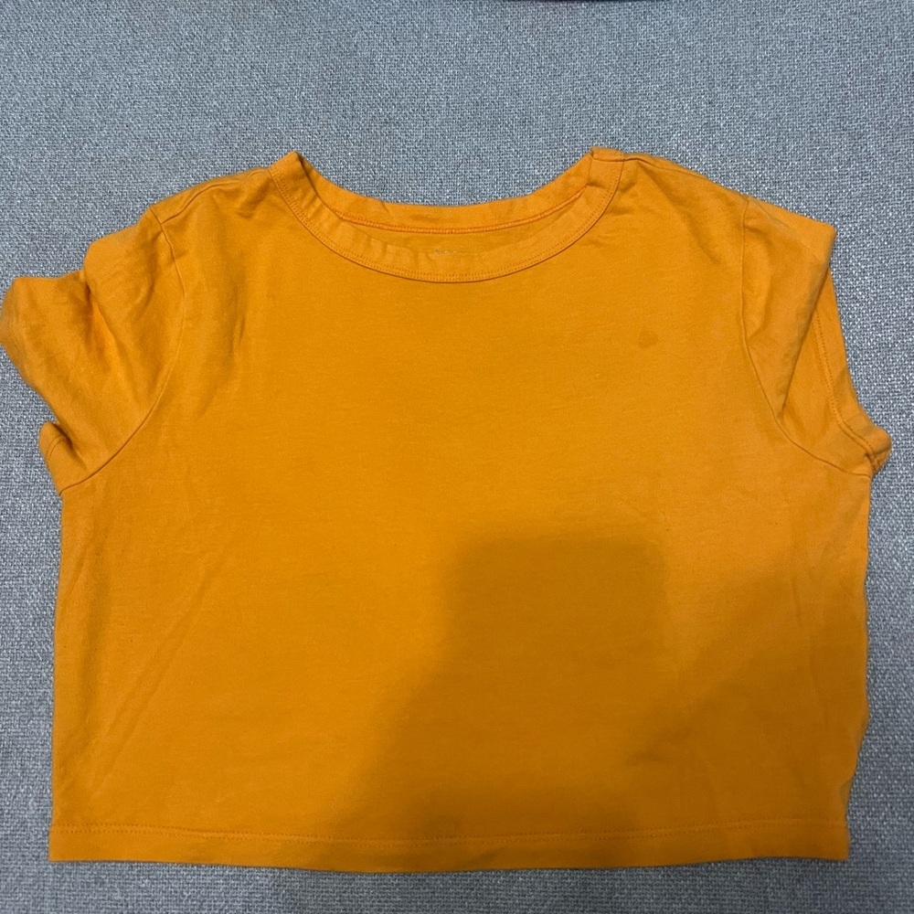 Wild Fable Vibrant Orange crop top